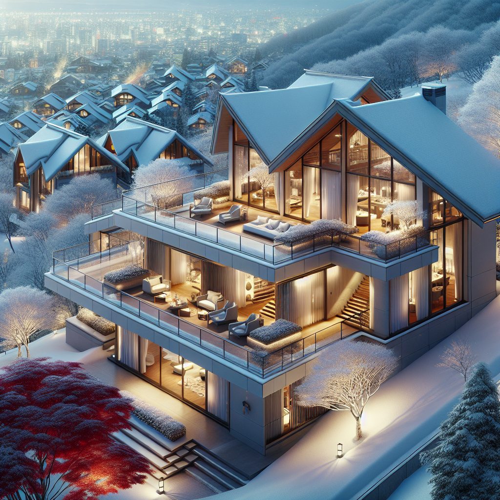 Elegant Sapporo Villas With Snow Views And Modern Luxury Living