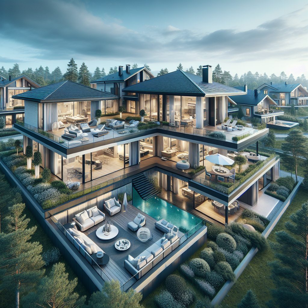 Oulu Villas With Modern Design And Luxury Comfort Living
