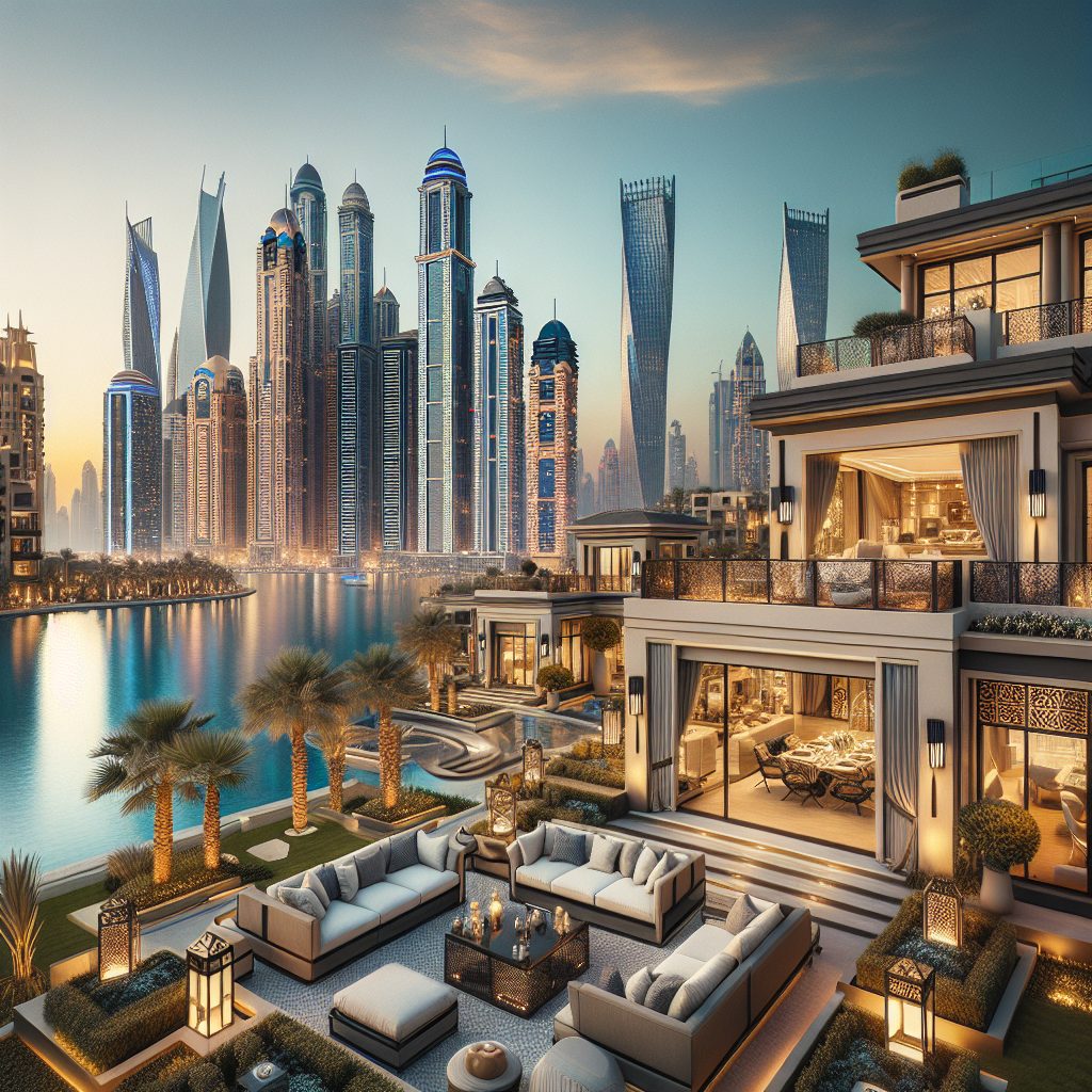 Scenic Dubai Villas With Skyline Views And Luxury Living Spaces